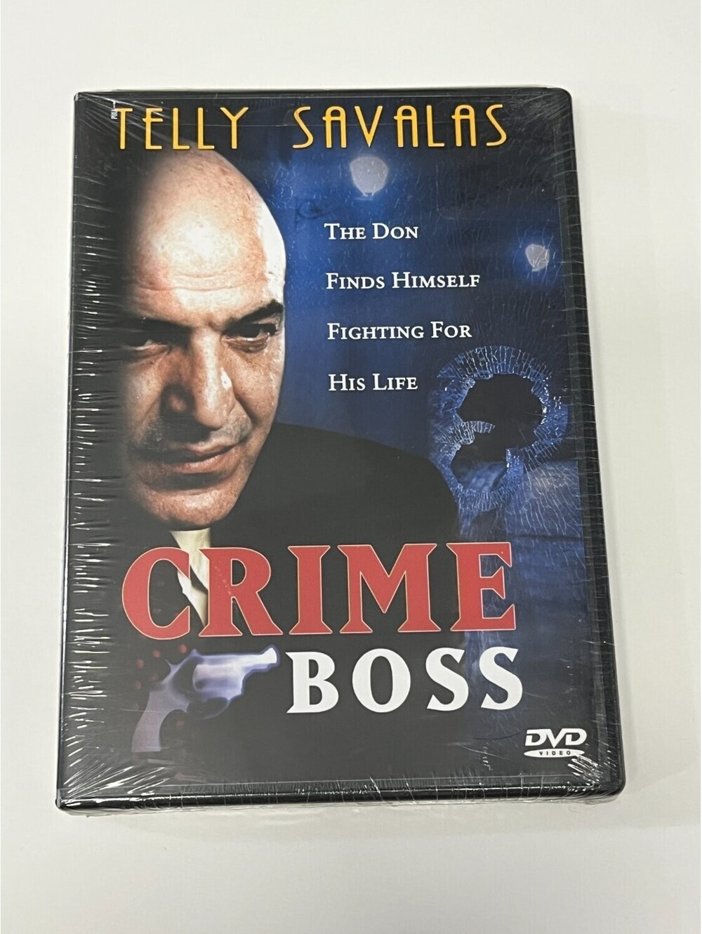 Telly Savalas Crime Boss DVD 1972 Shrink Wrap Intact Label Sbr Inc. New